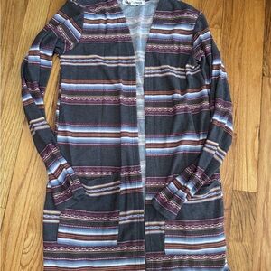 Striped Long Wallflower Cardigan